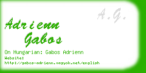 adrienn gabos business card